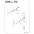 thumbnail image 4 of Kingston Brass CCK44151AL 1/2-Inch FIP x 1/2-Inch O.D. Comp Quarter-Turn Straight Shut-Off Valve in Polished Chrome, 4 of 6