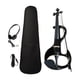 thumbnail image 3 of Conjunto de violín eléctrico y resina para arco de violín tamaño 4/4 con accesorios y estuche de transporte. Azul negro, 3 of 9