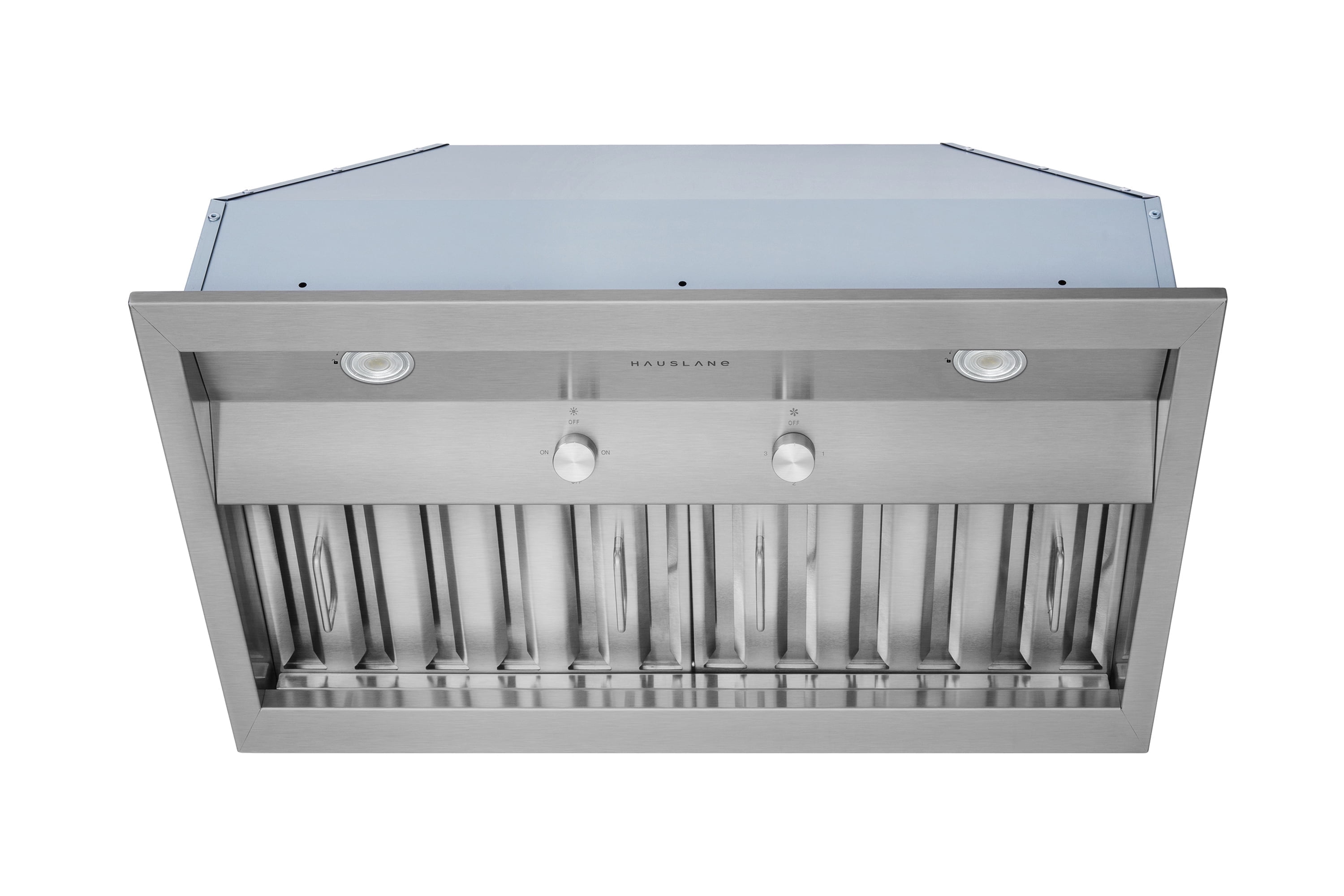 Hauslane IN-R200 30 in. Pro-Style Built-In Range Hood, Low Noise, Professional-Grade Baffle Filters, LED Lamps, Stainless Steel