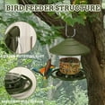 thumbnail image 4 of Mouliraty Bird Feeder Hanging Garden Yard Outside Decoration Bird Food Distributor, 4 of 9