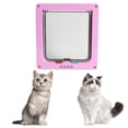 thumbnail image 4 of Puerta de gato de 4 vías resistente a intemperie para dirección de interruptor controble Zulema Puerta con solapa para gatos, 4 of 8
