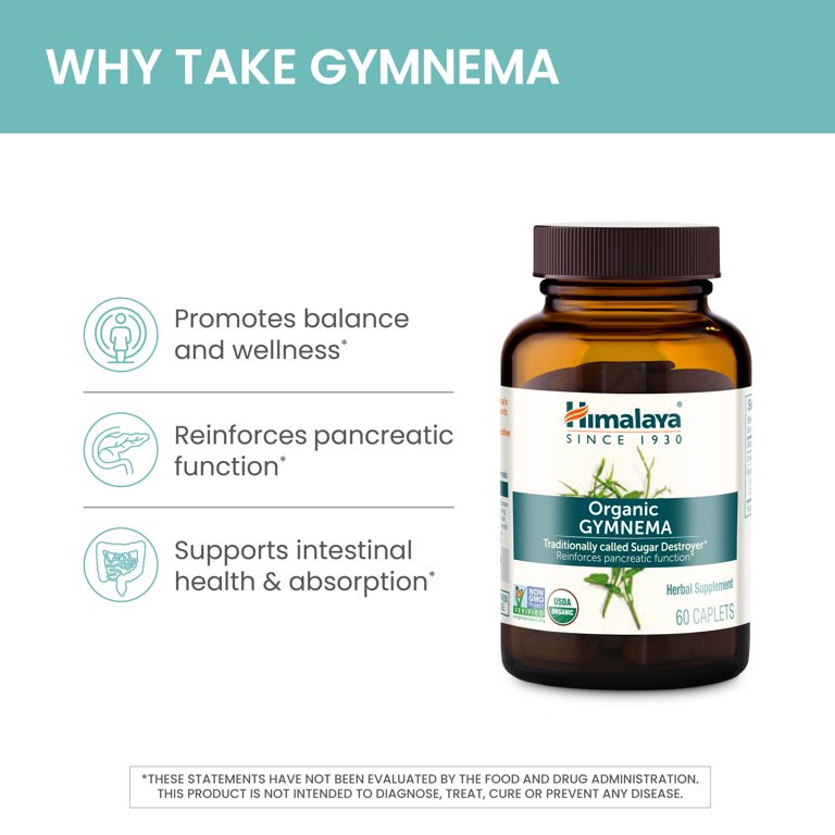 Complément Gymnema (Gurmar) 450mg - 120 Capsules H&C, Soutien Métabolique, Expiration 12/2027