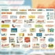thumbnail image 1 of Papel De Memoria Decorativo 100 Uds. Adhesivo de la serie Find Memory, adhesivo de Material decorativo para álbum de recortes (B), 1 of 4