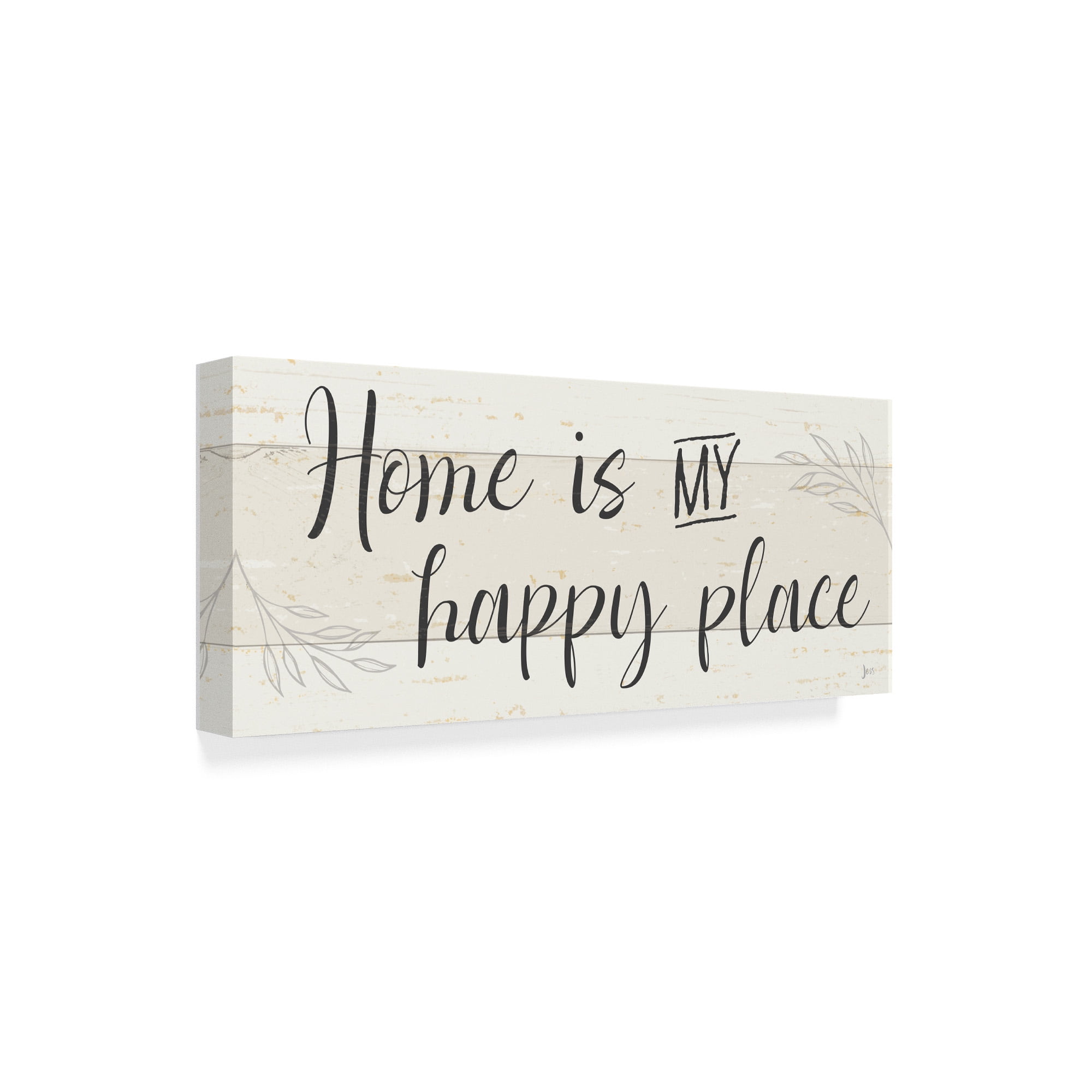 Trademark Fine Art 'Simple Signs II' Canvas Art by Jess Aiken