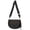 Black, variant on Checkered Crossbody Bag Waterproof Nylon Waist Fanny Pack with Adjustable Wide Strap Bum Bag for Women Travel Sports Daily Use