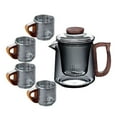 thumbnail image 2 of DOLITY 490ml Glass Teapot Blooming Flower Tea Tea Kettle for Kitchen Tea House Home A, 2 of 9