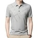thumbnail image 1 of Camiseta para hombre con solapa, transpirable, absorbente del sudor, elegante sudadera con estampado gráfico L Gris, 1 of 9