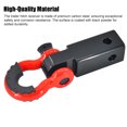 thumbnail image 3 of Graflsoa Heavy-Duty Carbon Steel Trailer Hitch Receiver with Detachable Rubber Pad, 5T Load Capacity, Black & Red Finish, Complete Towing Kit for Cars, Trucks, and Off-Road Vehicles, 3 of 6