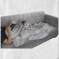 thumbnail image 6 of Occult Soft Flannel Fleece Throw Blanket, Third Eye in Geometric Hexagon with Grunge Effects and Arrows Inspirations Print, Cozy Plush for Indoor and Outdoor Use, 50" x 60", Beige, by Ambesonne, 6 of 6