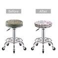 thumbnail image 5 of Kll Summer With Flamingo Round Bar Chair Cushion Cover 12 Inch,Bar Stool Protector With Elastic, Soft Washable, 5 of 7