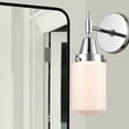 thumbnail image 2 of 447-1W-PC-G311 Innovations Lighting Dover - 1 Light Wall Sconce-11.75 Inches Tall and 4.5 Inches Wide-Polished Chrome Finish-Matte White Glass Color, 2 of 3
