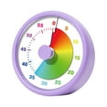 thumbnail image 2 of Temporizador visual de 60 minutos, recordatorio de tareas, herramienta de estudio para educación en el hogar, reloj despertador silencioso de cuenta Violeta, 2 of 8