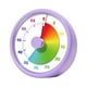 thumbnail image 2 of Reloj despertador con temporizador visual de 60 minutos para uso en la oficina, silencioso, sin tictac Violeta, 2 of 9