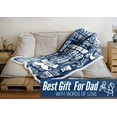 thumbnail image 3 of Gifts for Dad, Dad Gifts Blanket from Daughter Son, Gifts for Dad Who Wants Nothing, Best Dad Ever Gifts Flannel Throw 127cm*152cm, No.1 Dad, 3 of 5