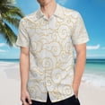 thumbnail image 5 of High Quality Hawaiian Shirts for Men Short Sleeve Aloha Beach Shirt Floral Summer Casual Button Down Shirts Blouses BOXRYG, 5 of 7