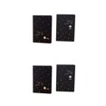 thumbnail image 3 of Seitruly Cuaderno de bocetos negro, cuaderno de dibujo, papelería, planificador de papel en blanco negro, diario, álbum de fotos DIY, adultos y niños Patrón aleatorio 20.5*14 cm 2piezas, 3 of 5