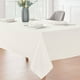 thumbnail image 5 of Mantel Veblandy de lino texturizado impermeable 130 x 180 cm, color marfil, 5 of 7