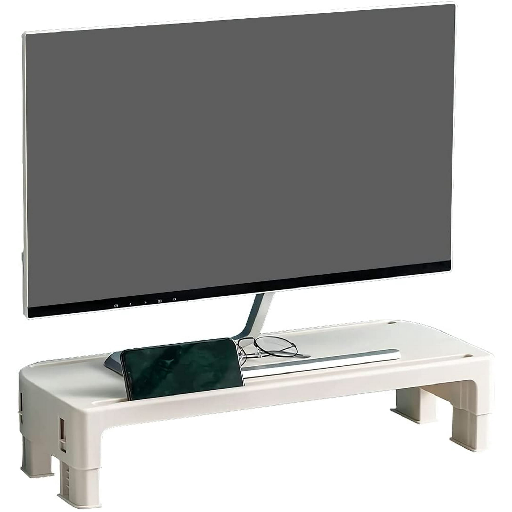 Monitor Stand Riser With Adjustable Feet Computer Riser For Laptop Imac Tv Lcd Display Printer Desk Fax Machines Organizer Office Supplies Platform Zero Assembly Walmart Canada
