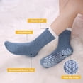 thumbnail image 2 of Non Slip Socks for Women Winter Warm Cozy Fuzzy Slipper Socks Soft Fluffy Hospital Socks with Grips, 2 of 5