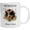 Deer White Mug, variant on Personalized Mother And Baby Skunk Mug Cup, To The Best Mom Ever Coffee Mug, Skunk With Floral Butterfly Mugs Gift For Best Mommy Mama, Custom Names & Text 3D Skunks White Travel Cups 11oz