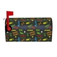 thumbnail image 2 of Fotbe Pixel Game Mailbox Covers Post Letter Box Cover Garden Decor Standard Size-25.5x21 in, 2 of 9