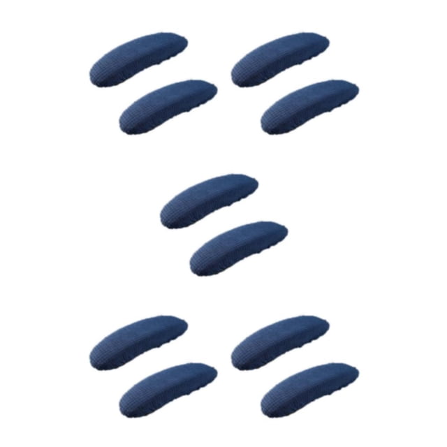 Justharion Chair Armrest Covers To Workspace Made Of Polyester Fibre Anti-Skid Anti Skid dark blue 5Set
