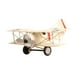 thumbnail image 5 of Modelo de avión de hierro, modelo de helicóptero, accesorio fotográfico, juguete educativo único y portátil. Blanco, 5 of 9