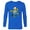 Royal, variant on Homer and Snowball Tangled Holiday - Long Sleeve T-Shirt for Men – Customized-White