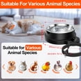 thumbnail image 4 of Comedero calefactable para mascotas LQTTEK de 50 oz de acero inoxidable para exterior, 4 of 8