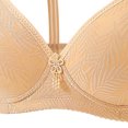 thumbnail image 4 of Squevariel Women's Solid Color Soft Bra Fashion Supportive Full Cup Bra Wireless Push-Up Bra, 4 of 4