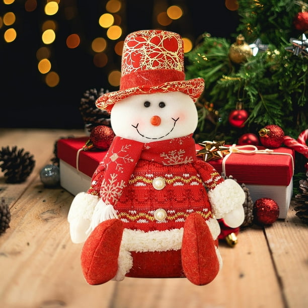 Adornos Navideños MuÃ±ecos De Nieve De Fieltro Para Arbol De