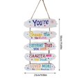 thumbnail image 3 of Summer Ocean Theme Wooden Wall Decor, Colorful Sunlight Design Hanging Sign, Wood Art for Living Room Bedroom Outdoor Spaces Home Decoration, 3 of 9