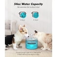 thumbnail image 3 of Fuente de agua para mascotas NPET WF100 1.6L con 2 modos de flujo y luz LED, 3 of 8