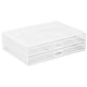 thumbnail image 1 of Soporte elevador para monitor Mount-It! Malla metálica con 2 cajones, color blanco, 1 of 9