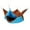 Blue, variant on Double Layer Small Animals Hanging Hammock Nest, Warm Cage Pet Swinging Bed for Sugar Glider Chinchilla Parrot Guinea Ferret Squirrel Hamster Rat Pink