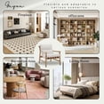 thumbnail image 2 of Guyou Linen Accent Chair - 25.5" Wide Plush Armchair for Living Room & Bedroom, Modern Upholstered Reading Chair with Solid Wood Frame, Begie, 2 of 7