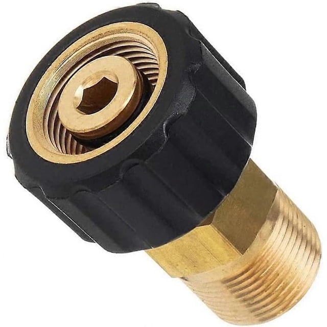 Pressure Washer Fitting, M22 x 15mm Female Thread to M22 x 14mm Male Thread Quick Coupler Pressure Washer Adapter Parts