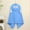 Blue, variant on Zunfee Ultra Soft 100% Polyester Cartoon Cape Style Hooded Bathrobe for Juniors, One Size Fits Most, Brown, Versatile for Post-Shower & Home Lounging