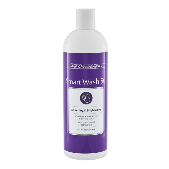 Champú para perros Chris Christensen SmartWash50 blanqueador 473 ml