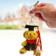 thumbnail image 3 of TOPRenddon Graduation Bear Plush Toy with Detachable Doctoral Cap – 12cm Keepsake Stuffed Animal for Grads, Car Accessory, Keychain Charm | Bachelor’s Gown Gift for College, High School, 3 of 9