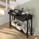 thumbnail image 2 of Qinaqin 43 inch Slim Moderno Madera Console Mesa con 2 Cajones para cm de Alturaallway Living Sala y Behind Sofá (Black Color), 2 of 7