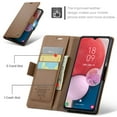 thumbnail image 3 of CaseMe Wallet Case for Samsung Galaxy A13 5G Premium Leather Case wih RFID Blocking Function Card Slots Kickstand Magnetic Clasp Shockproof Cover for Men Women for Samsung Galaxy A13 5G, 3 of 10