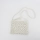 thumbnail image 4 of Zhuge Bolso de hombro tejido para mujer, bolso de mano tejido, bolso de mano tejido elegante para playa de verano, bolsos de hombro de 9,84 x 0,78 x 7,87 pulgadas (blanco), 4 of 4