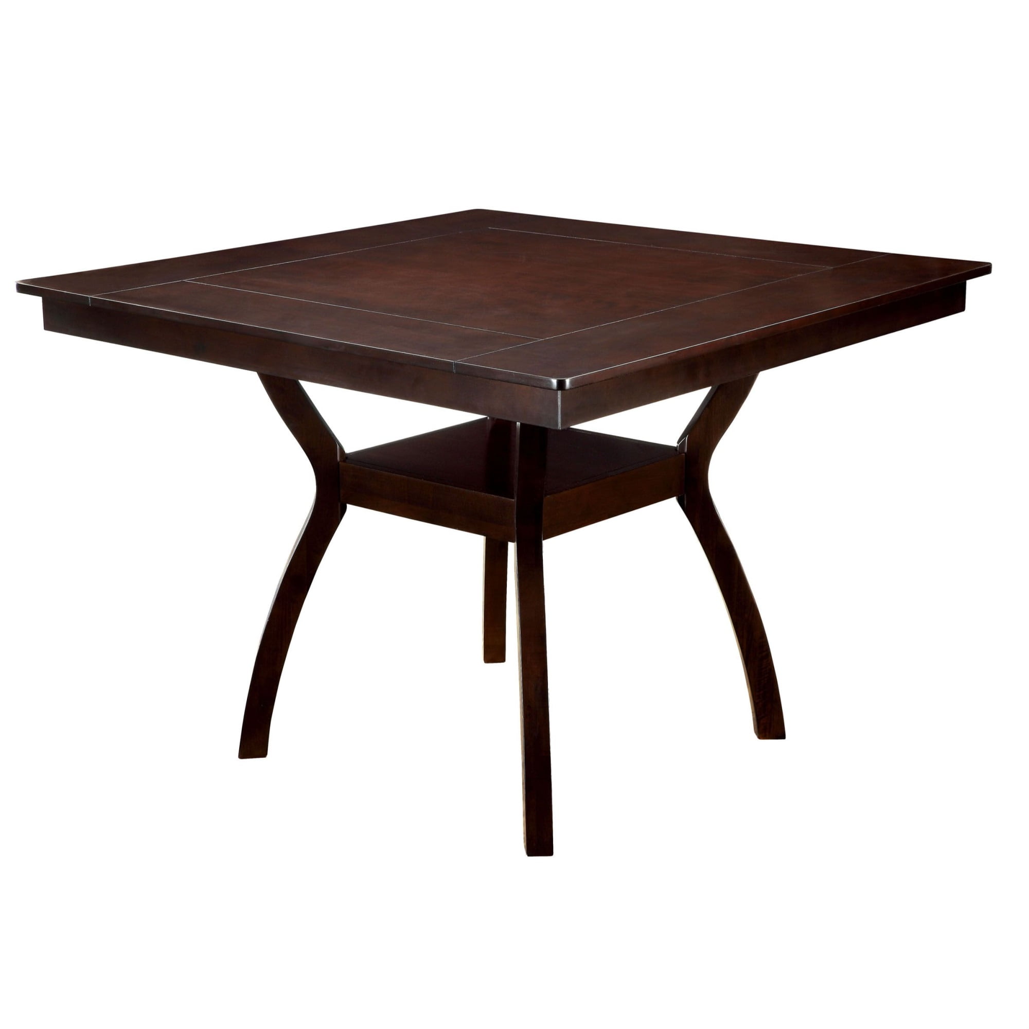 Contemporary Counter Height Table, Dark Cherry Brown - Walmart.com