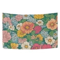thumbnail image 6 of Yayeee Tapestry Wall Hanging for Bedroom 80" x 60" Living Room Home Wall Art Decor, Floral Pattern, 6 of 7