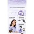 thumbnail image 3 of LAATIKUI Bluetooth headphones M97 ear-mounted high-sound quality open headphones Purple, 3 of 21