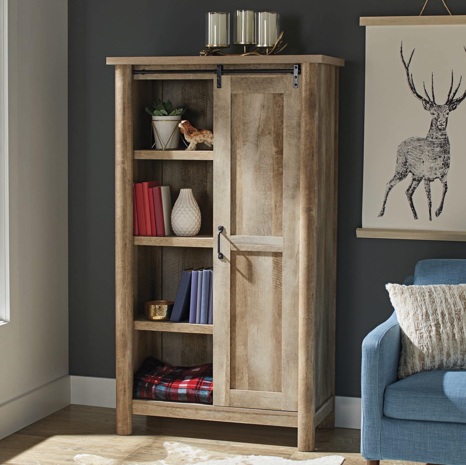 Better Homes Gardens 66 Stockton, Better Homes And Gardens Modern Farmhouse Bookcase Storage Cabinet