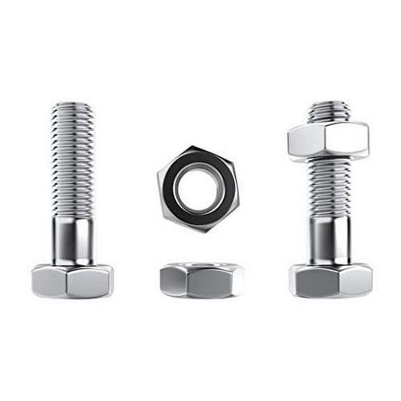 US STAINLESS 10 Pieces Stainless Steel 316 A4 3/8"-16 x 2" UNC Hex Head Bolt F593 and F594 Nut