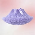 thumbnail image 3 of HAOTAGS Mini Skirt GirlsSolid Elastic Waist Adjustable Tutu Skirts Purple 0-2 T, 3 of 6