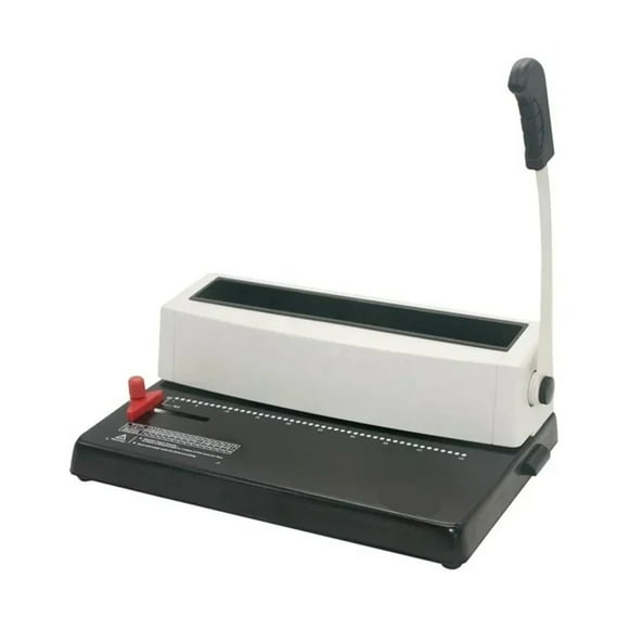 Manual Spiral Coil Punch & Binding Machine Pitch 4:1 Office Binding Supplies
